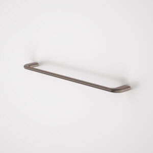 Contura II 620mm Single Towel Rail – Brushed Bronze
