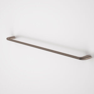 Contura II 820mm Single Towel Rail – Brushed Bronze