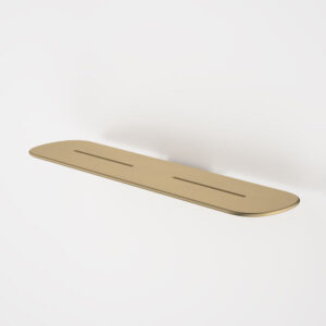 Contura II Bathroom Shelf - Brushed Brass