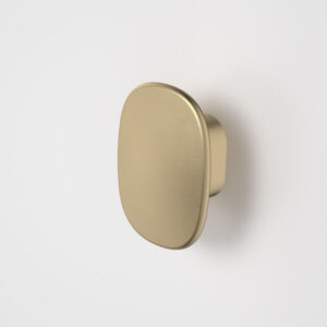 Contura II Robe Hook - Small - Brushed Brass