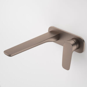Contura II Wall Basin/Bath Mixer 220mm - Brushed Bronze