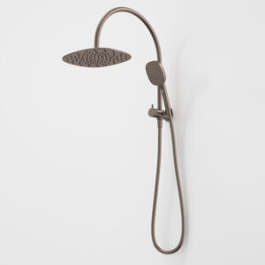 Contura II Compact Twin Shower - Brushed Bronze