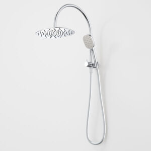 Contura II Compact Twin Shower - Black
