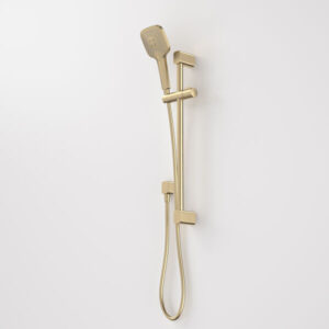 Luna Multifunction Rail Shower Brushed Brass