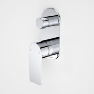 Urbane II Bath / Shower Mixer With Diverter - Round Cover Plate - Chrome